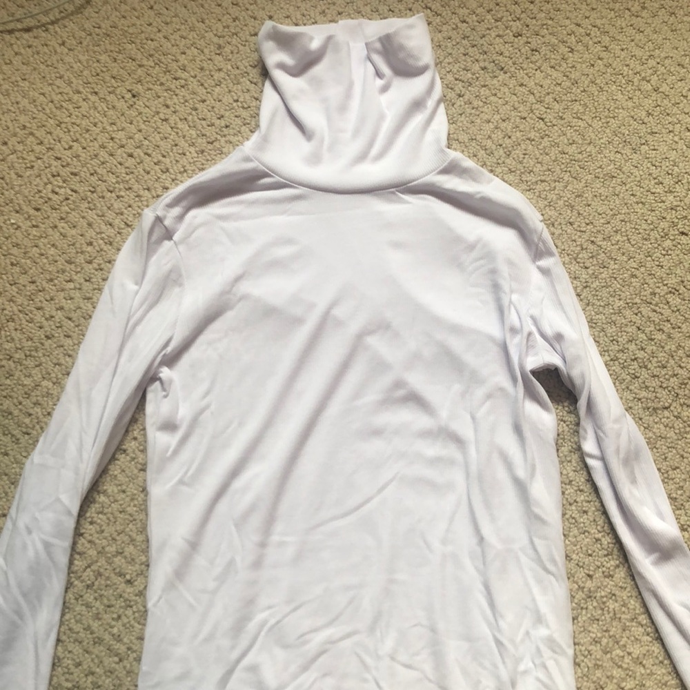 White Turtle Neck